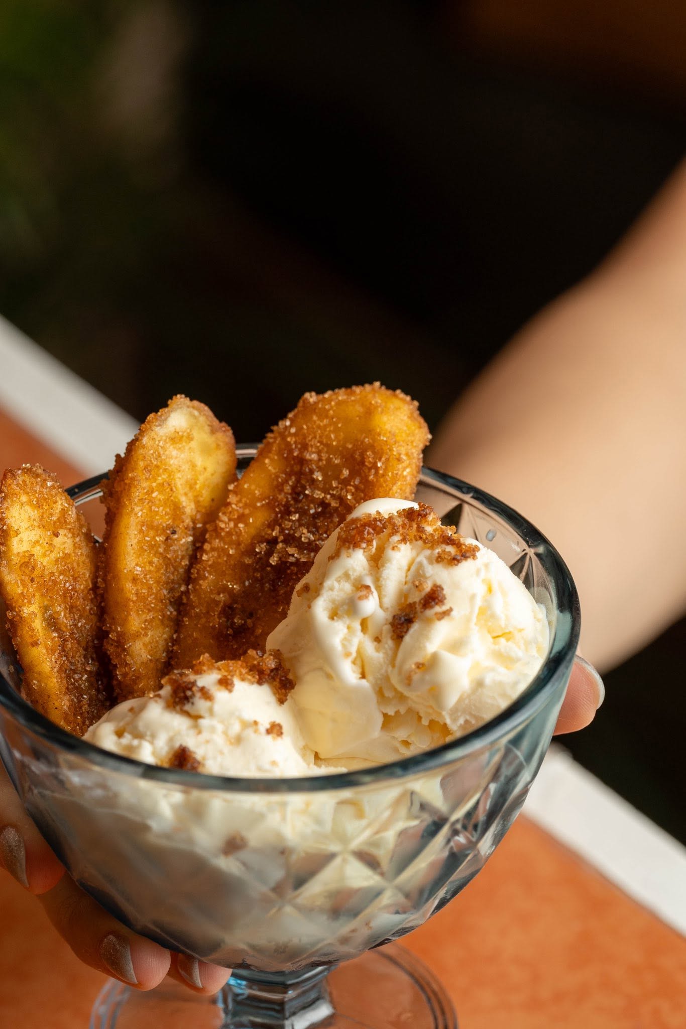 Banana Crema dessert